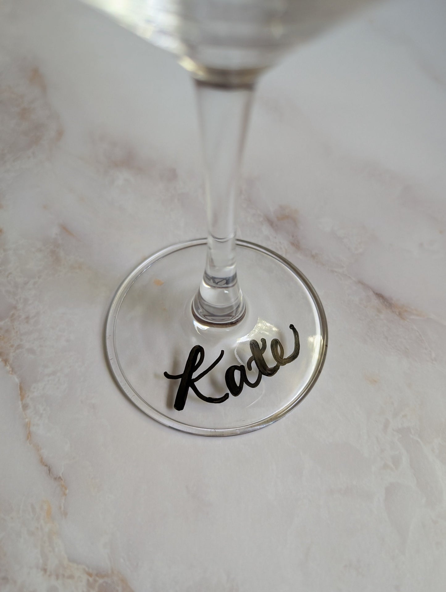 Custom Hand-Painted Calligraphy Wine Glass for Bridesmaids, Bachelorette Parties, Bridal Showers